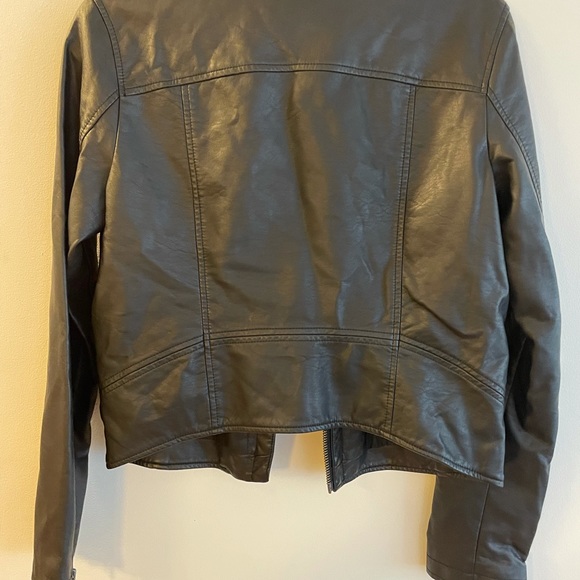 Anthropologie Vegan Leather Moto jacket, size sm - Picture 4 of 4